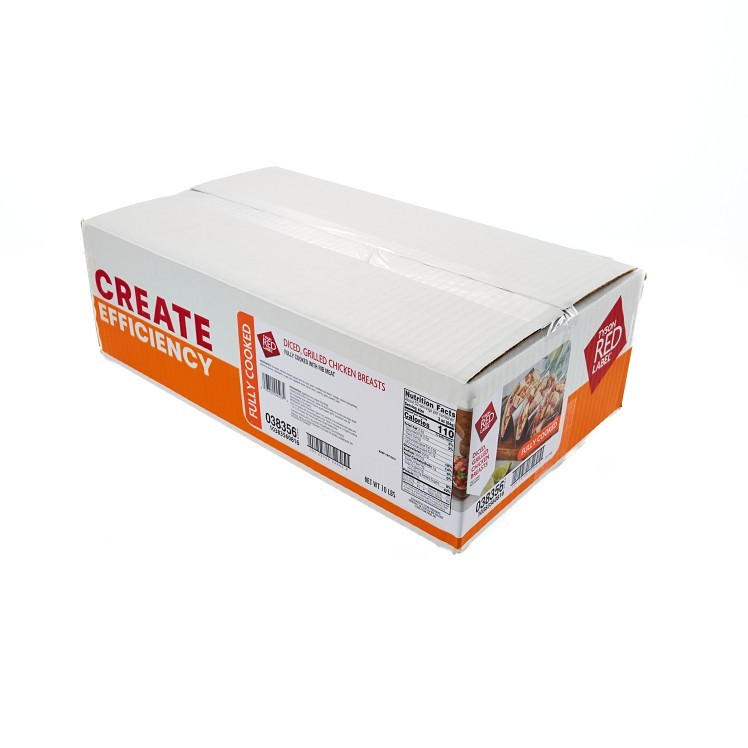 TYSON DICED COOKED CHICKEN BREAST MEAT 0.5 INCH