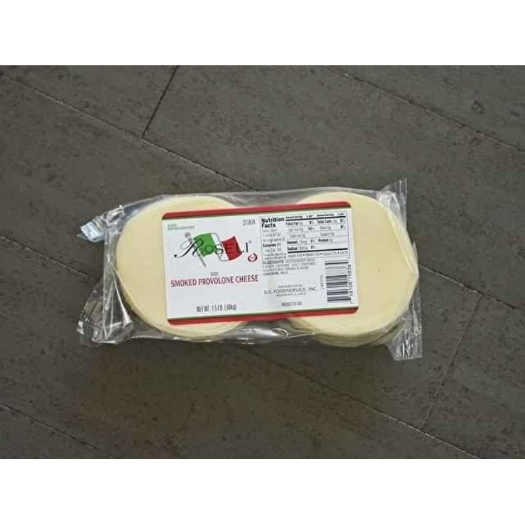 ROSELI SLICED SMOKED PROVOLONE CHEESE .75 OZ
