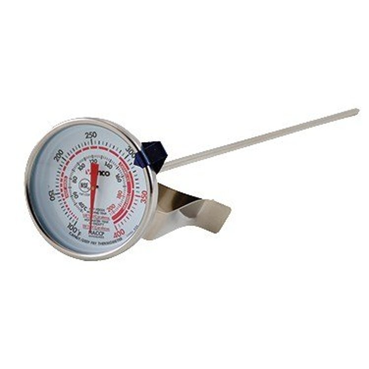 WINCO THERMOMETER CANDY/DEEP FRY 100-400 DEGREES