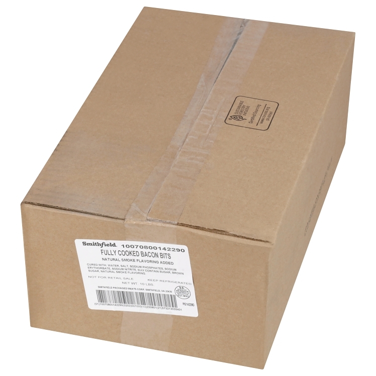 SMITHFIELD FULLY COOKED BACON 1/4 BITS 2/5LB REF