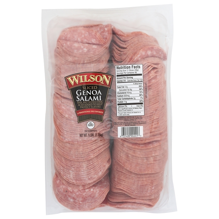 HILLSHIRE/TYSON SLICED GENOA SALAMI