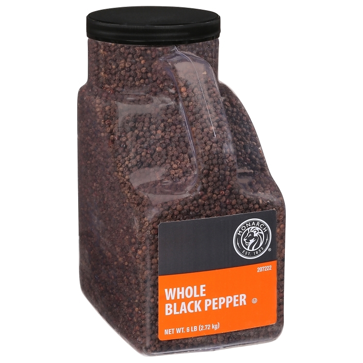MONARCH PLASTIC JUGWHOLE  BLACK PEPPERCORN SPICE