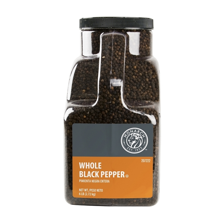 MONARCH PLASTIC JUGWHOLE  BLACK PEPPERCORN SPICE