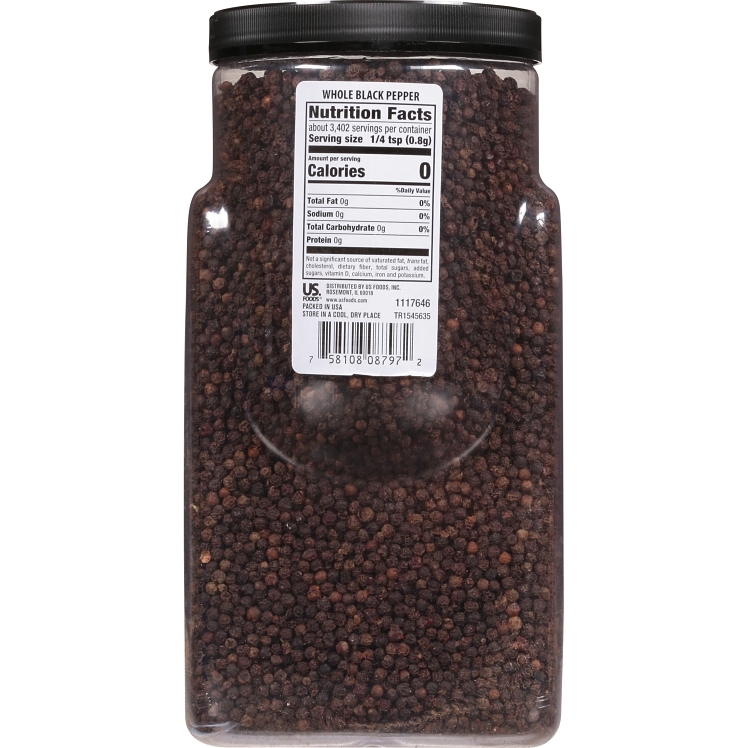 MONARCH PLASTIC JUGWHOLE  BLACK PEPPERCORN SPICE