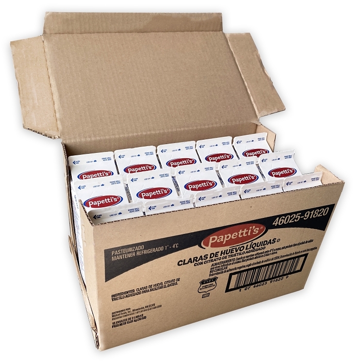 PAPETTIS LIQUID EGG WHITE CARTON