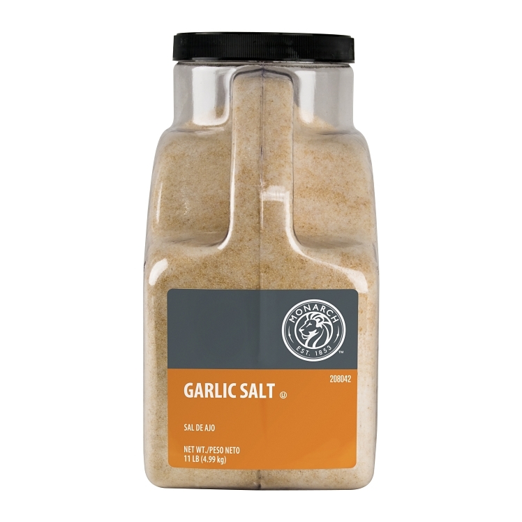 MONARCH GARLIC SALT JUG