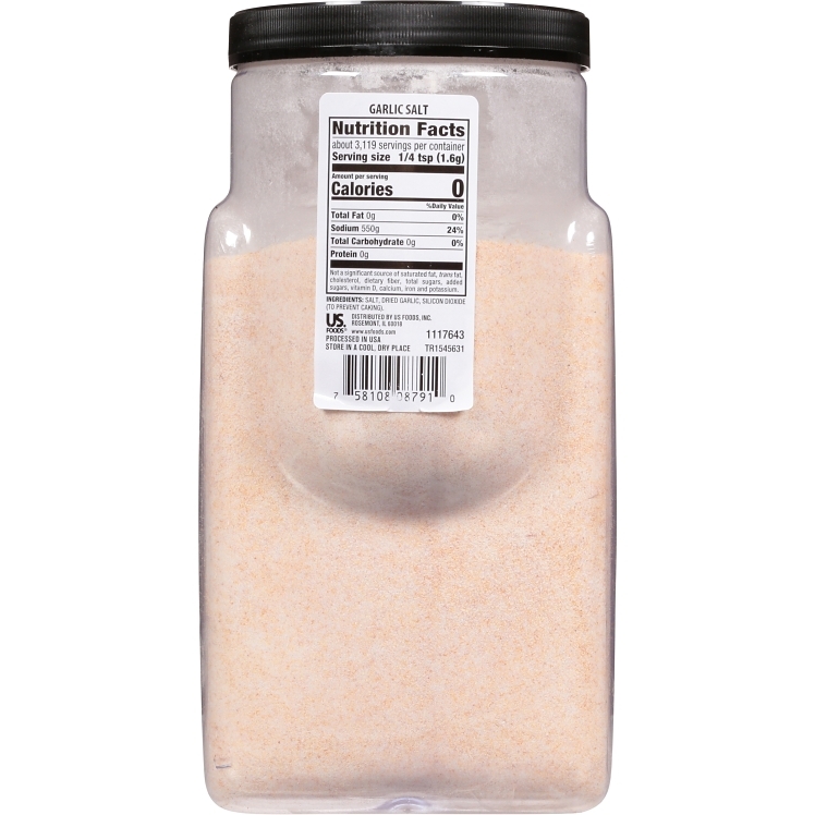 MONARCH GARLIC SALT JUG