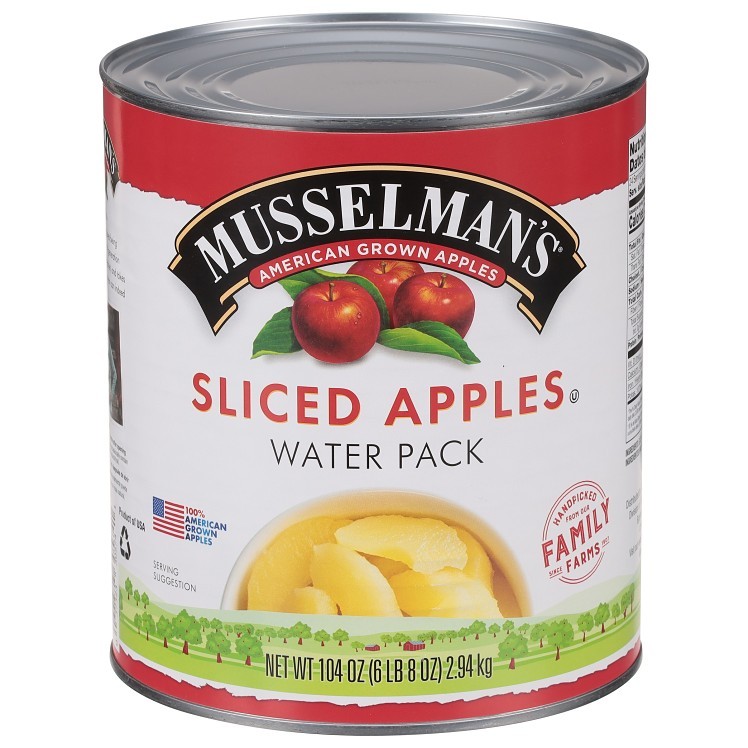 MUSSELMAN'S SLICED APPLES IN WATER