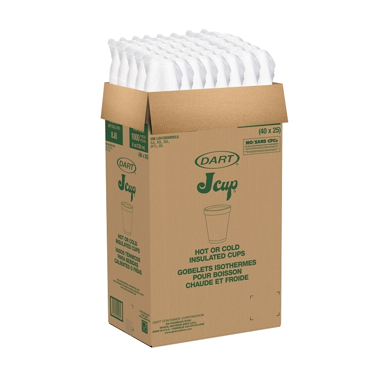 DART FOAM CUPS 8 OZ
