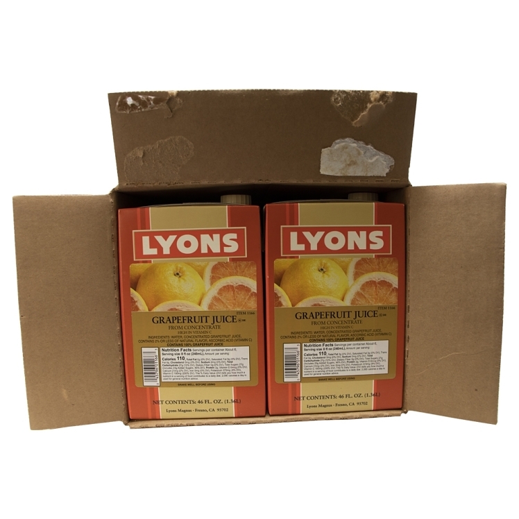 LYONS MAGNUS GRAPEFRUIT JUICE