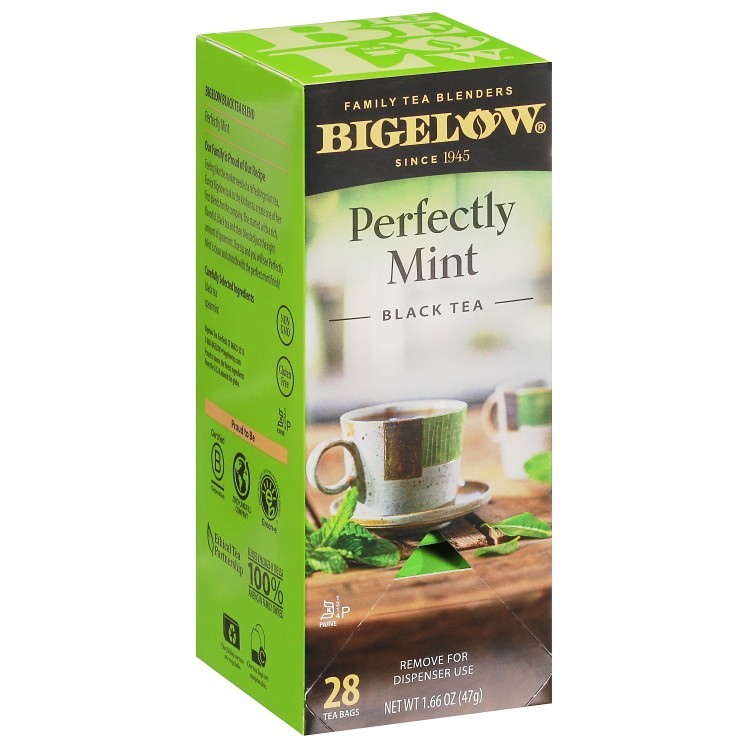 BIGELOW HERBAL TEA BAGS PLANTATION MINT