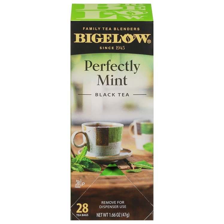 BIGELOW HERBAL TEA BAGS PLANTATION MINT