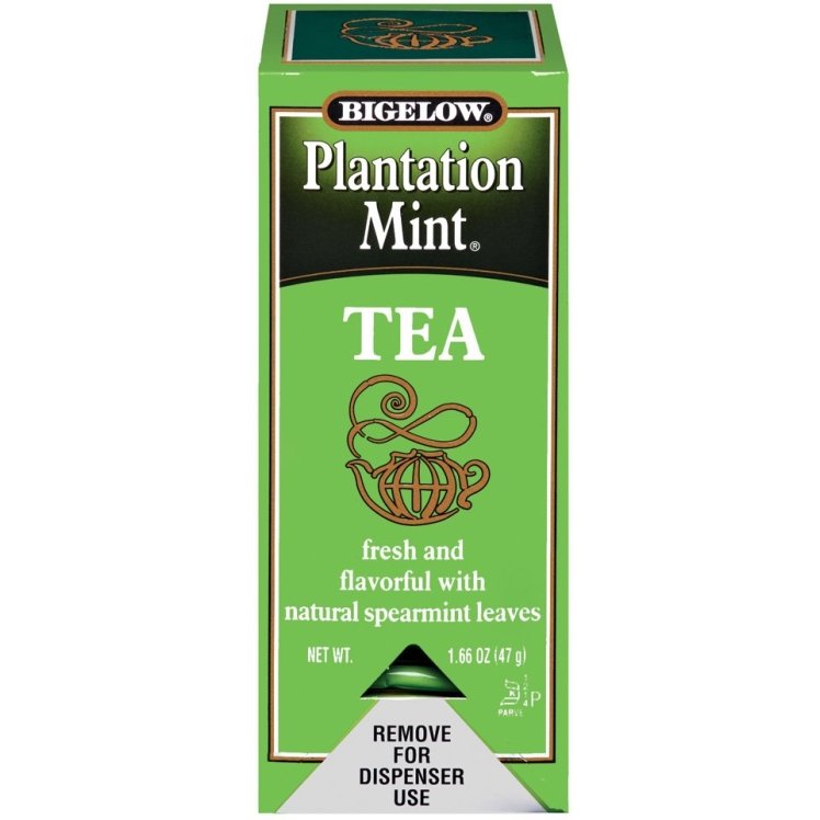 BIGELOW HERBAL TEA BAGS PLANTATION MINT