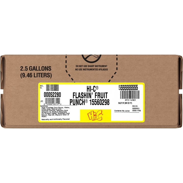 HI-C FRUIT PUNCH BAG IN BOX