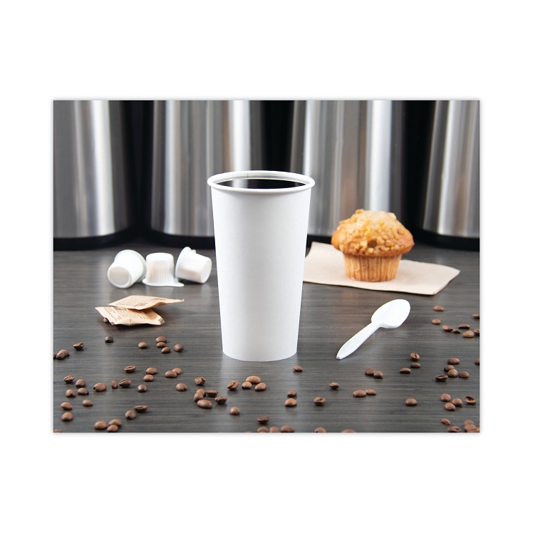 SOLO CUP DART HOT CUP PAPER WHITE 20 OZ 420W USE 316 LIDS
