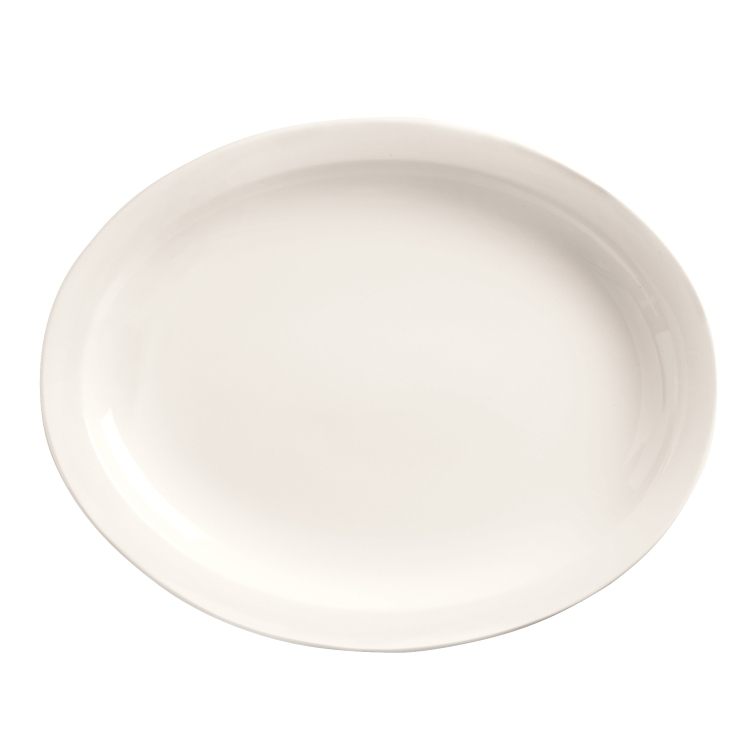 WORLD TABLEWARE PLATTER WHITE NARROW RIM 11.5 INCH