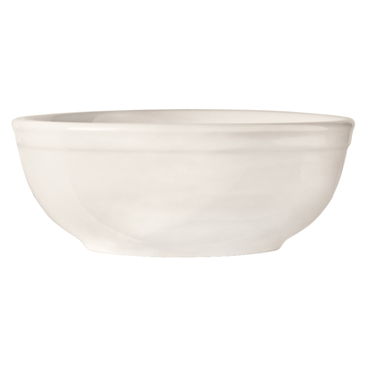 WORLD TABLEWARE WTI DISH NAPPIE WHITE CENTER PORCELAIN 15 OUNCE