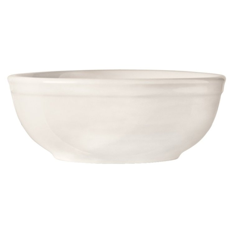 WORLD TABLEWARE WTI DISH NAPPIE WHITE CENTER PORCELAIN 15 OUNCE