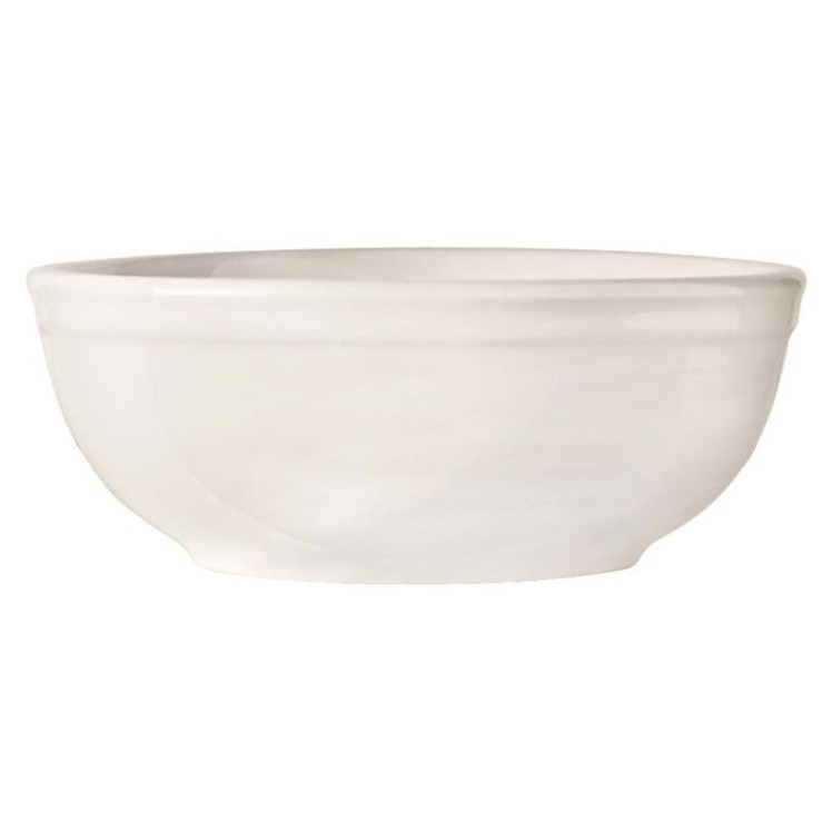 WORLD TABLEWARE WTI DISH NAPPIE WHITE CENTER PORCELAIN 15 OUNCE