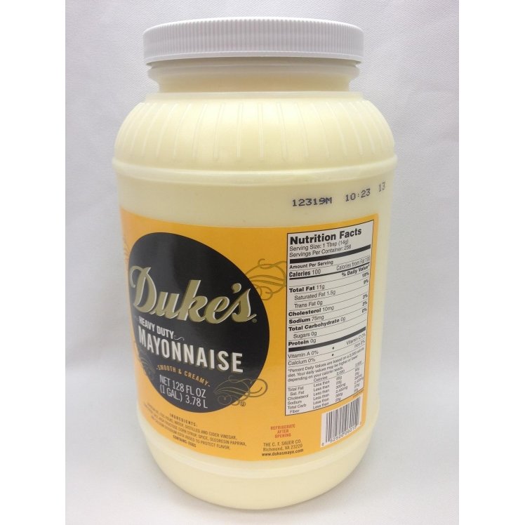 DUKES MAYONNAISE HEAVY PLASTIC SHELF