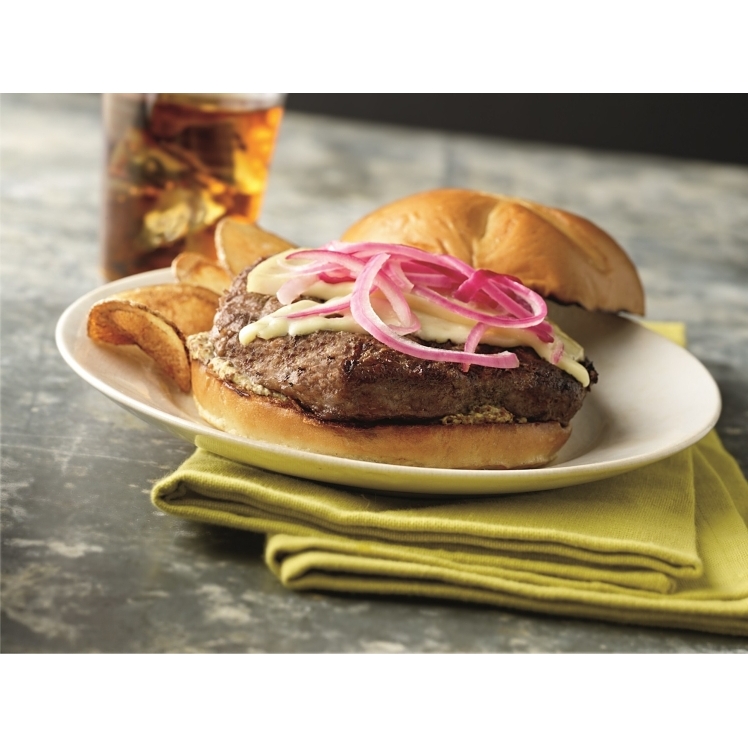 HOLTEN TNT TASTY N TENDER 75/25 3:1 HOMESTYLE SEASONED BEEF PATTIES