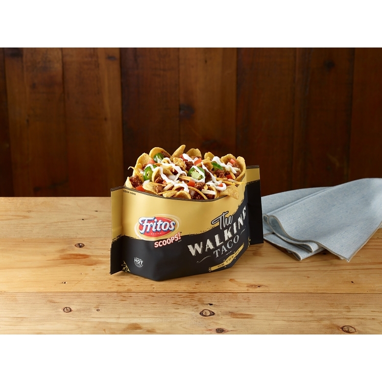 FRITOS CORN CHIPS SCOOPS TOP N GO WALKING TACO