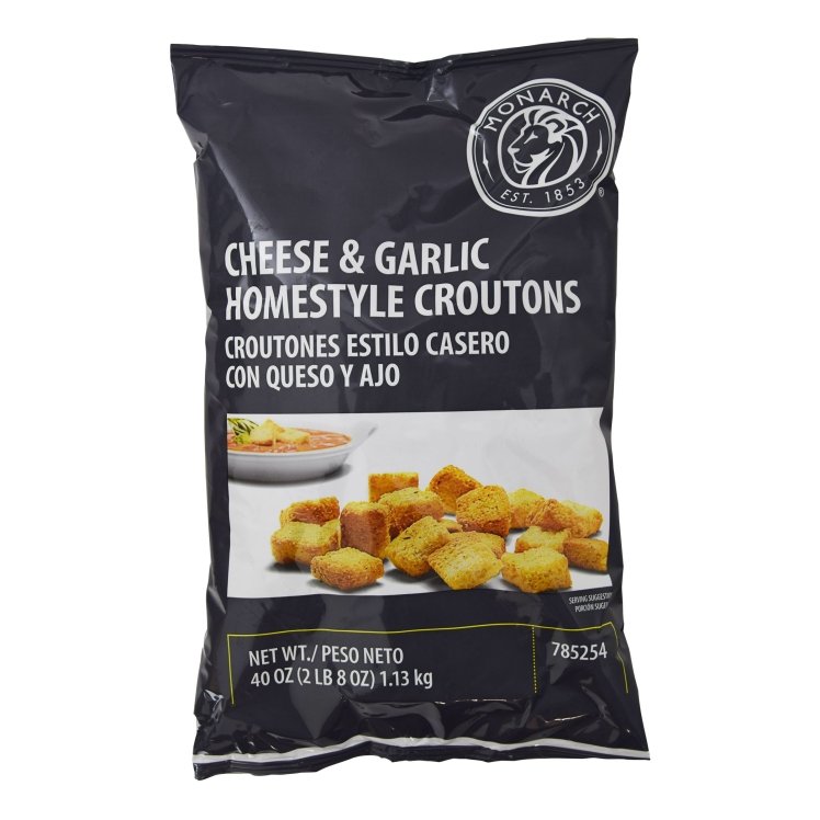 MONARCH CHEESE & GARLIC CROUTON BAG HOME-STYLE
