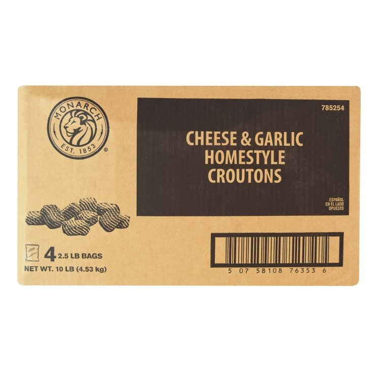 MONARCH CHEESE & GARLIC CROUTON BAG HOME-STYLE