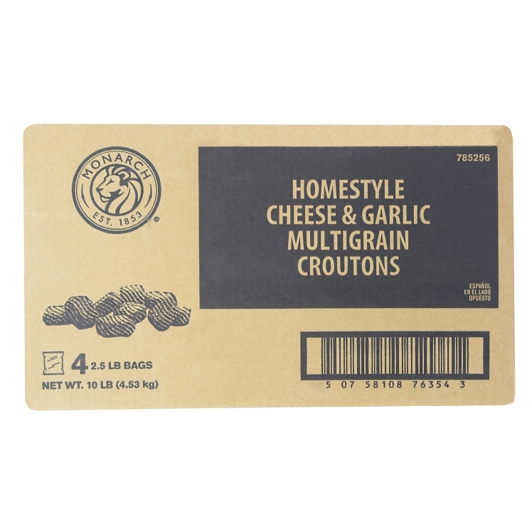 Monarch Cheese & Garlic Multigrain Crouton 2.5 lb