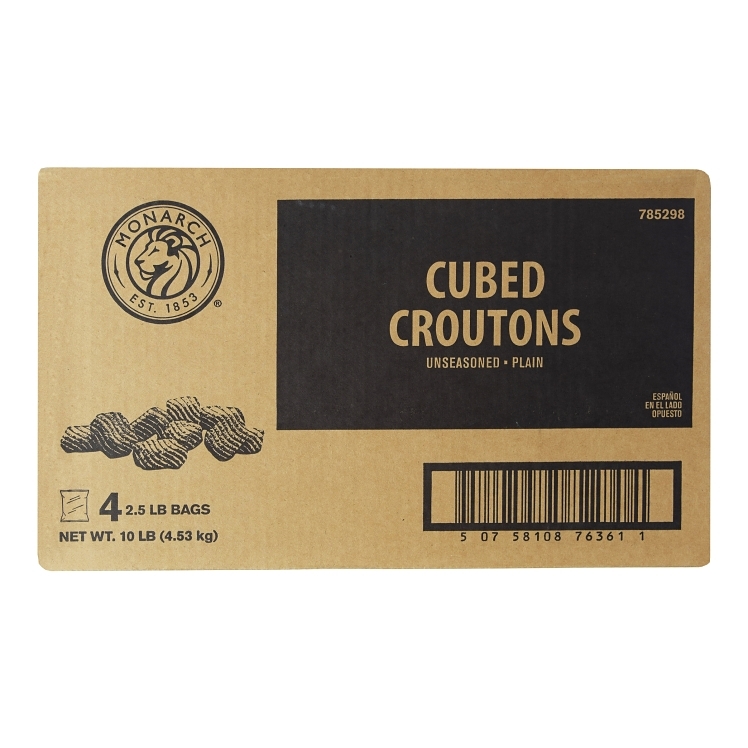 MONARCH PLAIN CROUTONS BAG