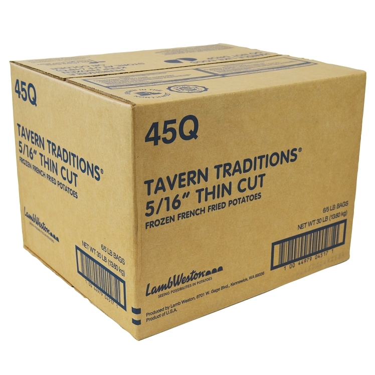 LAMB WESTON TAVERN TRADITIONS MICROBREW REGULAR CUT 5/16 FRENCH FRY