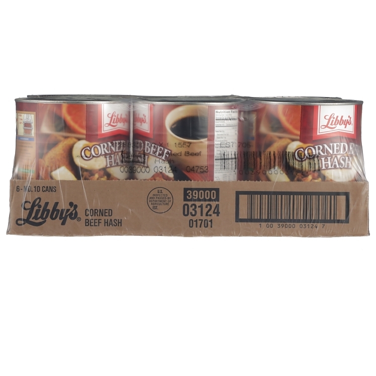 LIBBY'S MEAT & ENTREES HASH, CORNED BEEF CAN SHELF