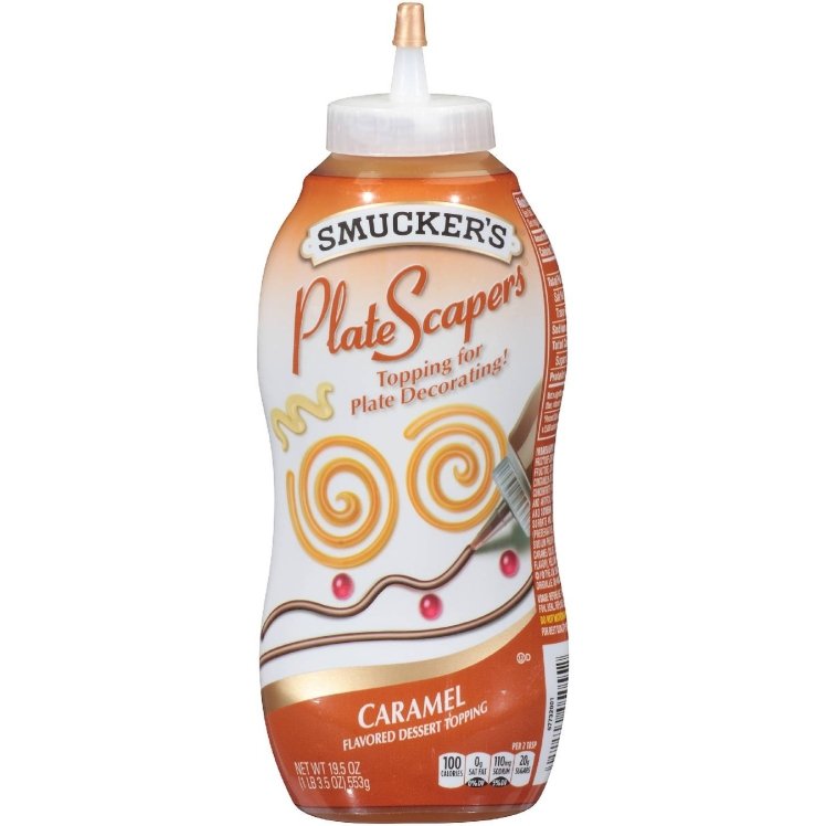 PLATESCAPERS LIQUID SQUEEZE BOTTLE CARAMEL SAUCE TOPPING
