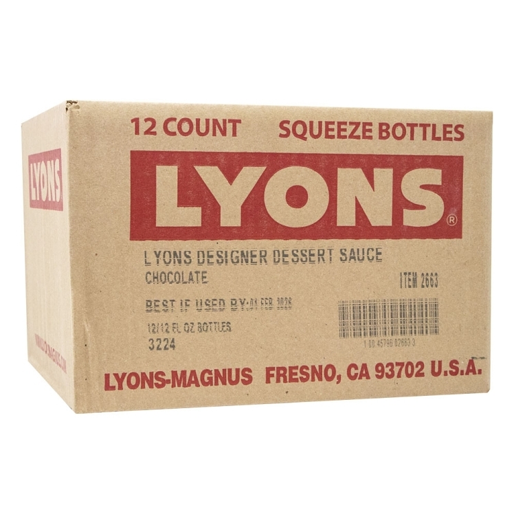 LYONS MAGNUS DESIGNER DESSERT SAUCE CHOCOLATE