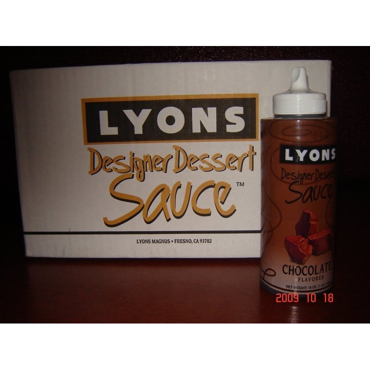 LYONS MAGNUS DESIGNER DESSERT SAUCE CHOCOLATE