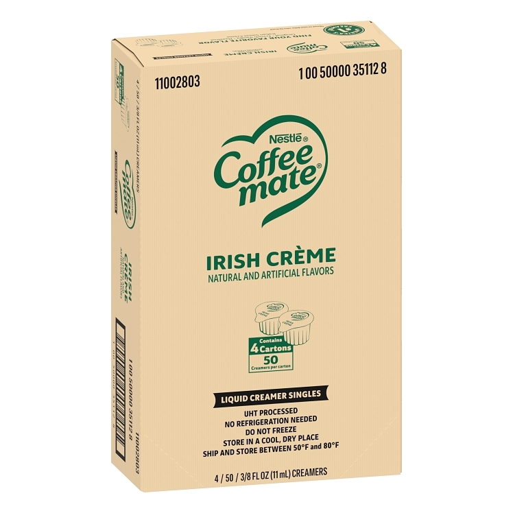 COFFEE-MATE NON-DAIRY IRISH CREAM CREAMER SHELF STABLE SINGLE SERVING