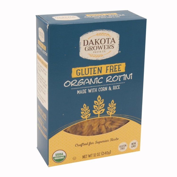 DAKOTA GROWERS ORGANIC ROTINI GLUTEN-FREE
