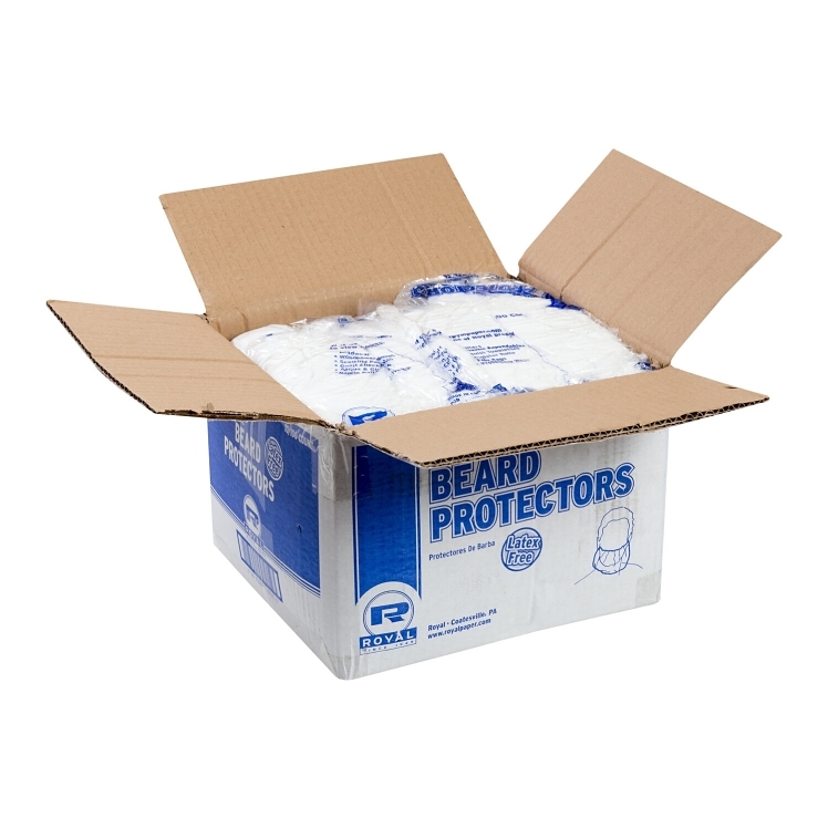 ROYAL PAPER BEARD COVER WHITE POLYPROPYLENE