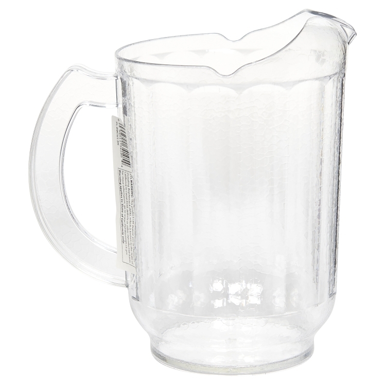 CAMBRO PITCHER WITH 3 ICE LIP CLEAR 60 OZ