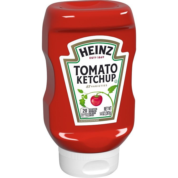 HEINZ KETCHUP SQUEEZE 14 OZ