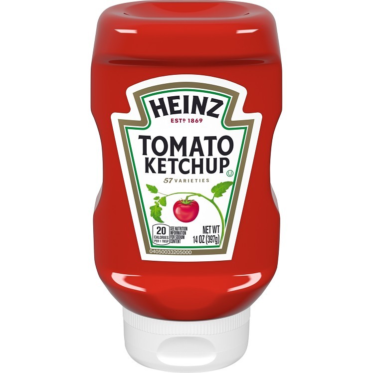HEINZ KETCHUP SQUEEZE 14 OZ