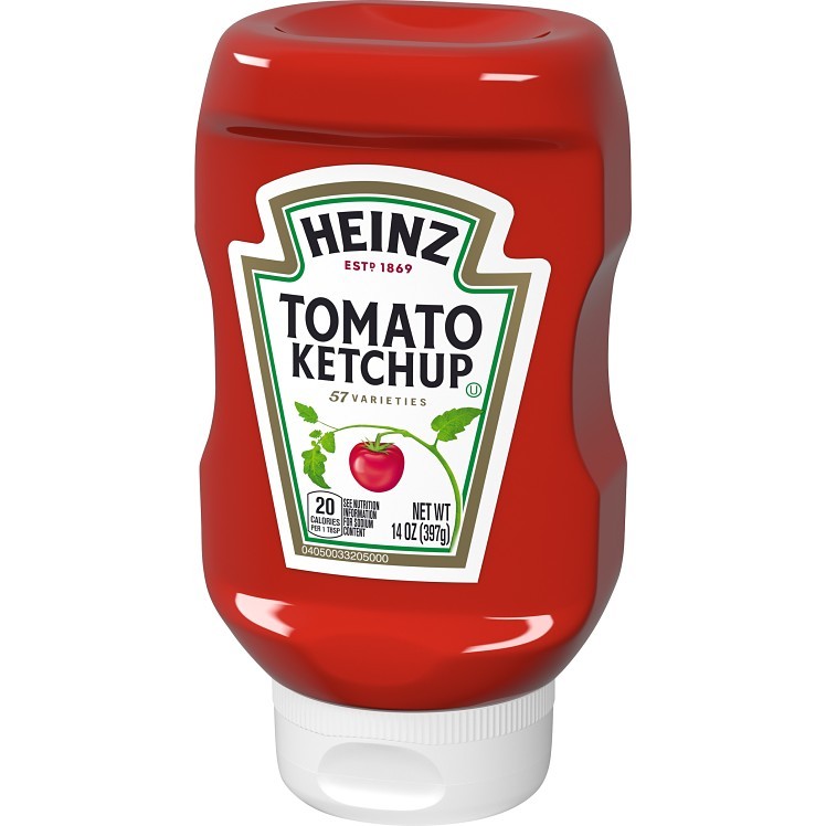 HEINZ KETCHUP SQUEEZE 14 OZ