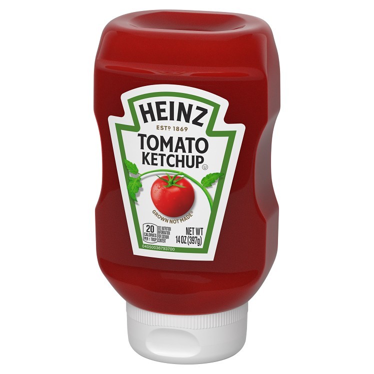 HEINZ KETCHUP SQUEEZE 14 OZ