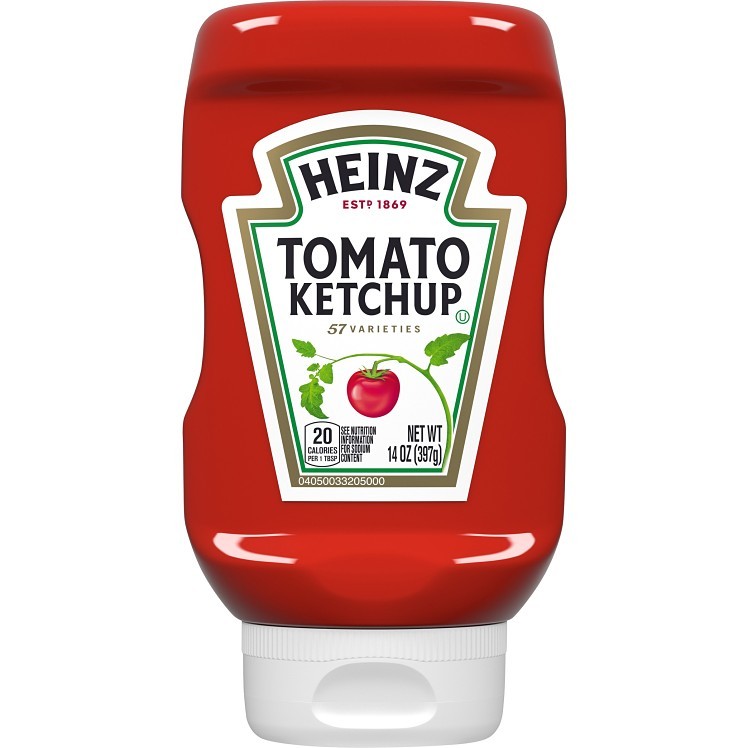 HEINZ KETCHUP SQUEEZE 14 OZ