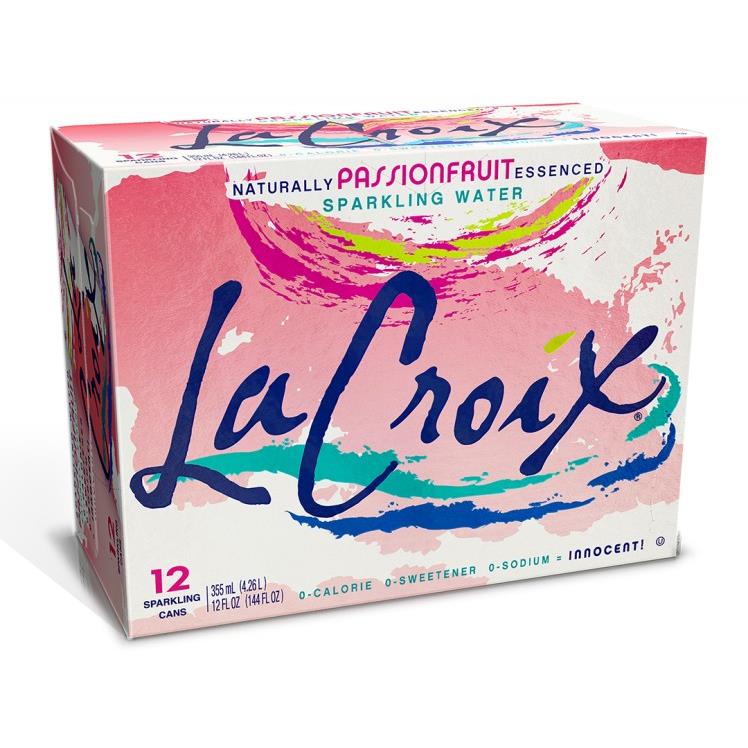 LACROIX NATURAL SPARKLING WATER PASSION FRUIT