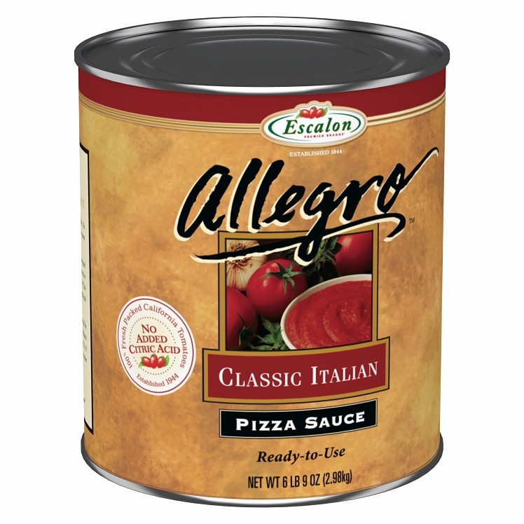 ESCALON SAUCE, PIZZA TOMATO ITALIAN CAN SHELF STABLE CLASSIC