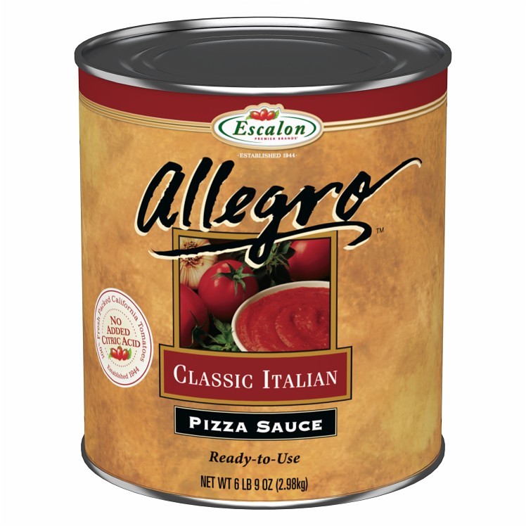 ESCALON SAUCE, PIZZA TOMATO ITALIAN CAN SHELF STABLE CLASSIC