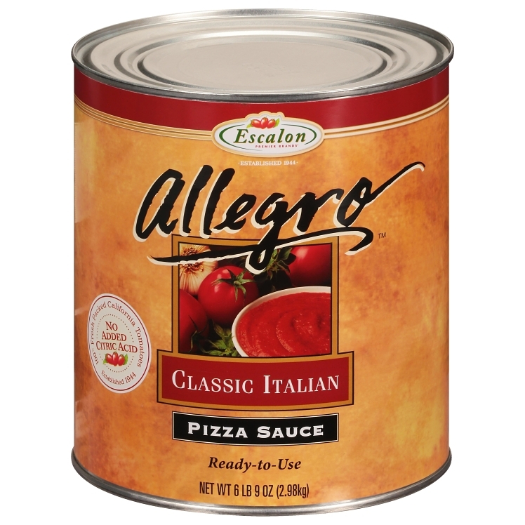 ESCALON SAUCE, PIZZA TOMATO ITALIAN CAN SHELF STABLE CLASSIC