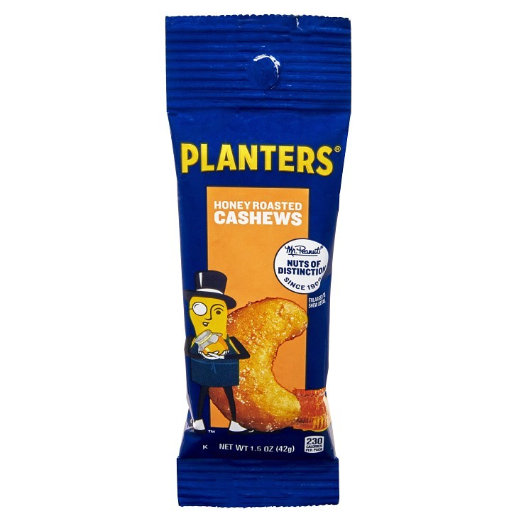 PLANTERS HONEY ROASTED CASHEWS