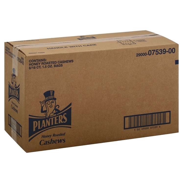 PLANTERS HONEY ROASTED CASHEWS